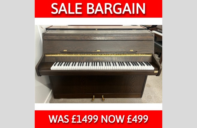 Bentley Dark Satin Oak 108 Upright Piano, Used Trade Price Bargain (SN:150772) - Image 1